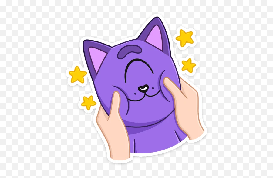 Telegram Sticker From Pack Emoji,Cute Purple Dash Emojis