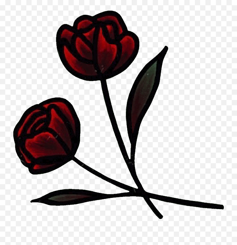 Flower Rose Sticker For Ios Android Giphy Cartoon China Emoji,Rose Emoji Android