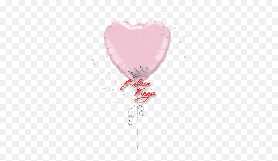 Pearl Pink Heart - Party Supply Emoji,Pink Heart Emoji Balloons