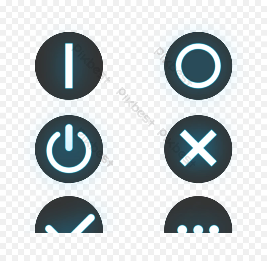 Icon Set Assertion Ai Free Download - Pikbest Dot Emoji,Emoji Bookmark Template