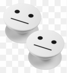 Meh Face Phone Holders - Cheekwood Estate And Gardens Emoji,Guilty Face Emoticon