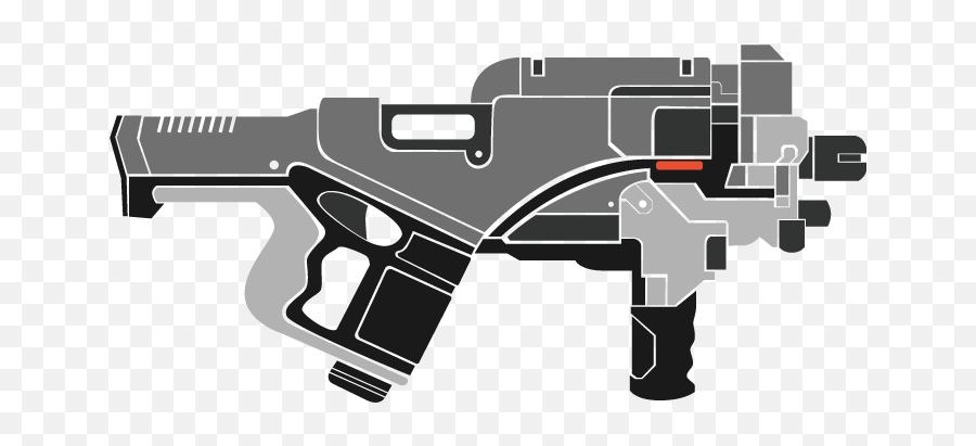 Trigger Machine Gun Firearm Pistol - Weapons Emoji,Emoji Ghost Gun