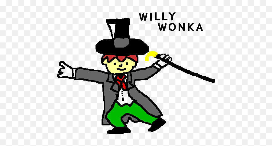 Clipart A Question - Willy Clipart Emoji,Willy Wonka Emoticon