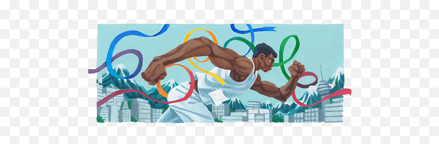 Freddie Mercuryu0027s 65th Birthday - Runner Google Doodle For Athletes Emoji,Emoticons Para Msn Bravo
