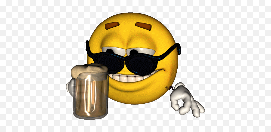 Emoji - Guy On Scratch Drinking Beer Emoji,Hmmm Emoji
