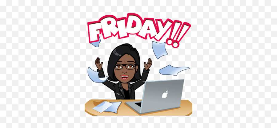 Pin By Dayse On Emoji Happy Friday Gif African American - Happy,Computer Emoji Symbols