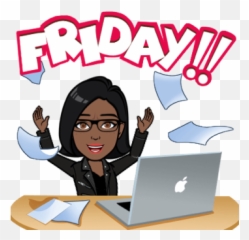 Pin By Dayse On Emoji Happy Friday Gif African American - Happy,Computer Emoji Symbols