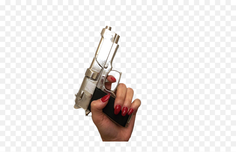 Pin - Hand With Gun Png Girl Emoji,Broken Gun Emoji
