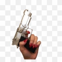 Pin - Hand With Gun Png Girl Emoji,Broken Gun Emoji