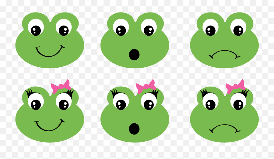 Feelings Clipart Affective Feelings Affective Transparent - Frog Face Cute Cartoon Emoji,Csefel Faces Emotion