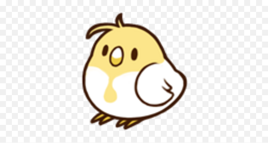 Yolkster - Tiny Bird Garden Thinly Emoji,'whew Emoticon'