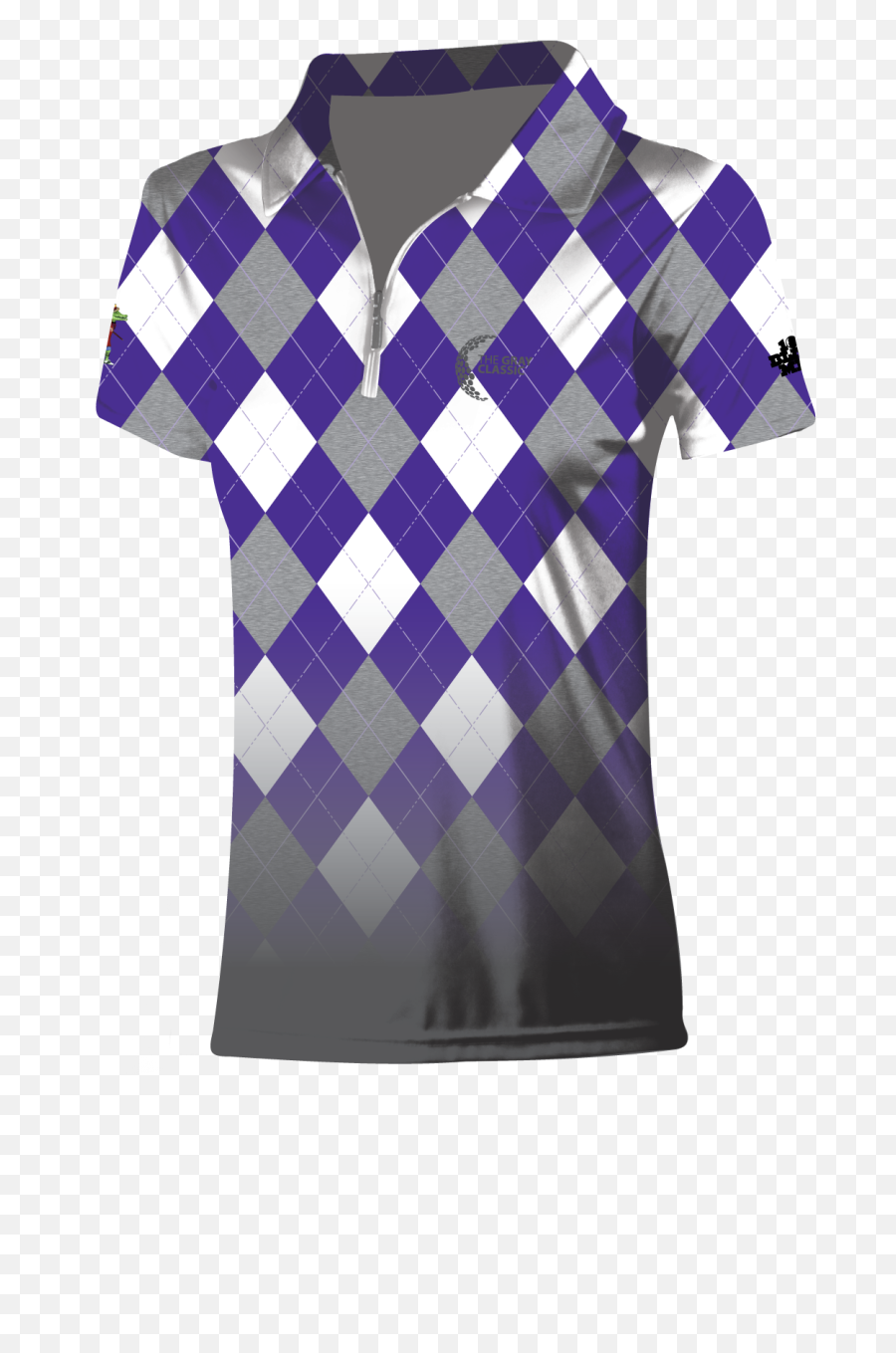Lavender Polo Shirt Ladies Shop - Womens Argyle Polo Golf Emoji,Women's Federer Emoji Shirt