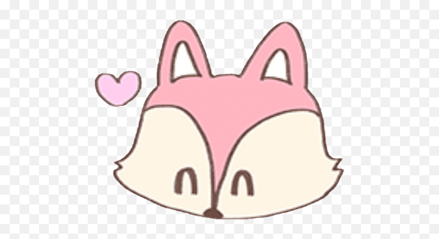 Sticker Maker - Kawaii Fox Emojis Girly,Emojis Kawaiis