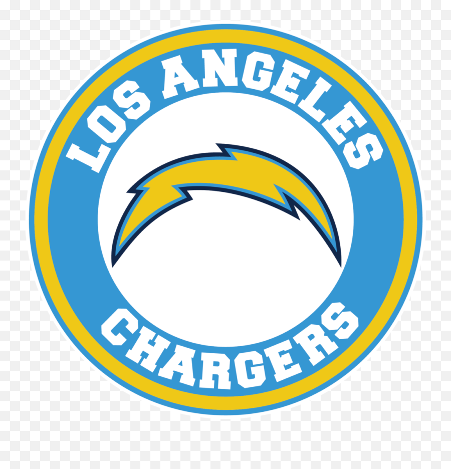 Los Angeles Chargers Circle Logo Vinyl Decal Sticker 5 Sizes - San Diego Chargers Logo Circle Emoji,Devil Angel Emoticons No Watermark