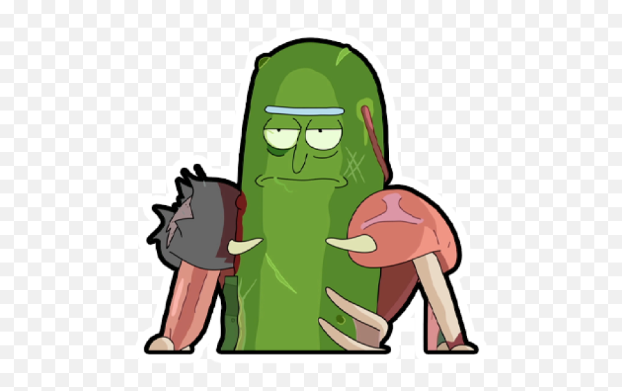 Rick And Morty Stickers Iphone - I M Pickle Rick Emoji,Rick And Mort Emojis
