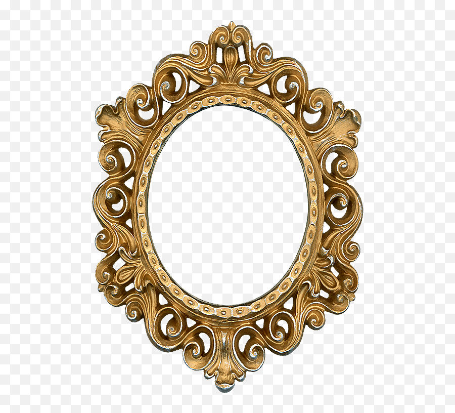 Magic Mirror On The Wall On We Heart It - Vintage Picture Frame Png Emoji,Mirror Emoji