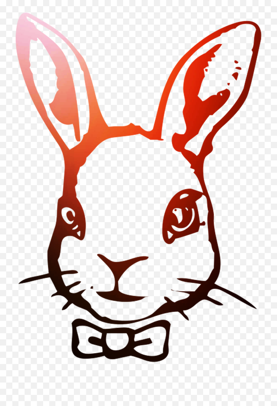 Download Hare Domestic Illustration Rabbit Easter Bunny - Lapin De Paques Png Emoji,Easter Rabbit Emoticon