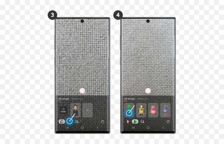 Galaxy Note10 - Dot Emoji,Emojis Con Audio