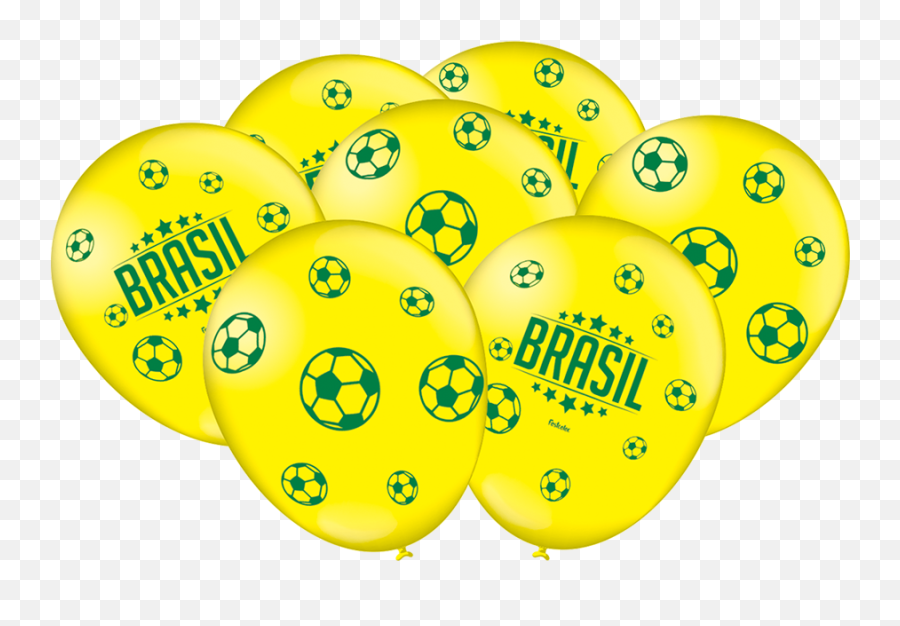 2018 World Cup Transparent Png Image - Baloes Brasil Png Emoji,Emoticons De Balão