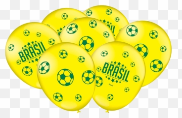 2018 World Cup Transparent Png Image - Baloes Brasil Png Emoji,Emoticons De Balão