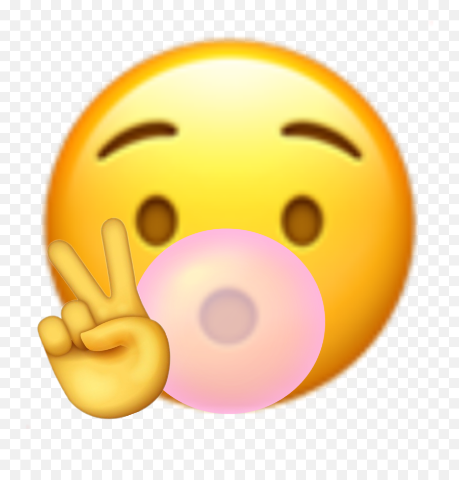 Emoji Bubble Gum Emoji Sticker By Bubbly Emoji - Happy,Bubble Emoji