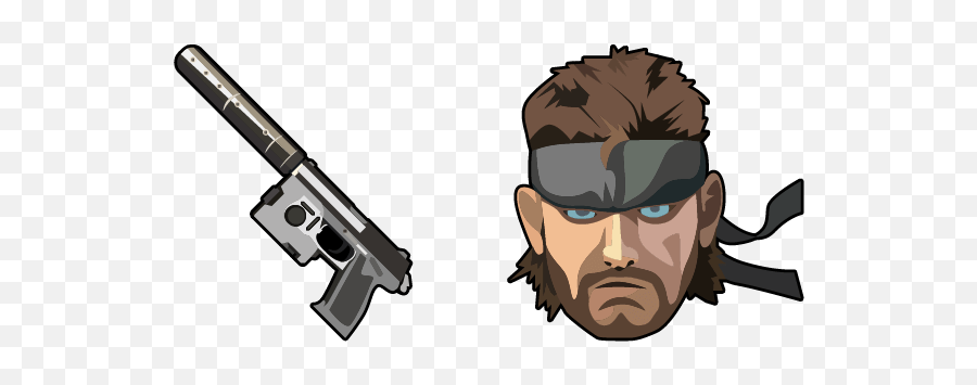 Metal Gear Solid Snake Socom Pistol - Fictional Character Emoji,Ladder Snake Emoticon Metal Gear Solid