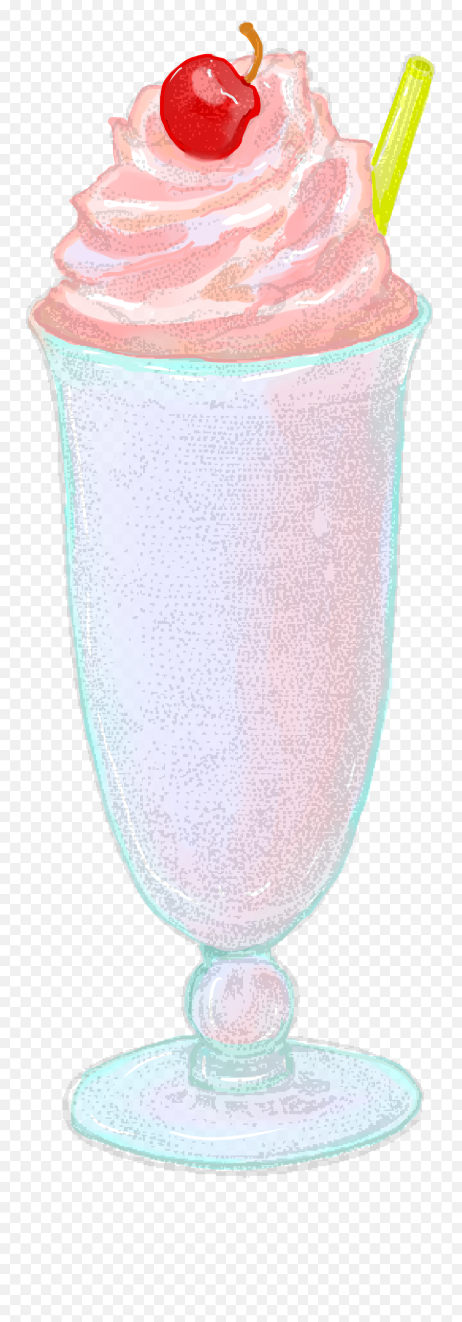 Milkshake In Tall Glass Drawing Free Image Download - Stemware Emoji,Sweet Emotion Desserts Florida