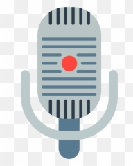 Download Open - Hard Emoji,Microphone Emoji Transparent