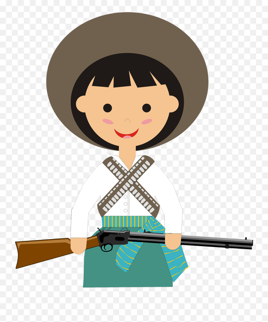 Adelita Soldadera Mexican Revolution - Revolucion Mexicana Emoji,Emoticon De Mexicano