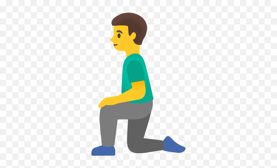 U200d Man Kneeling Emoji,Proper Diet And Good Exercise Emoji