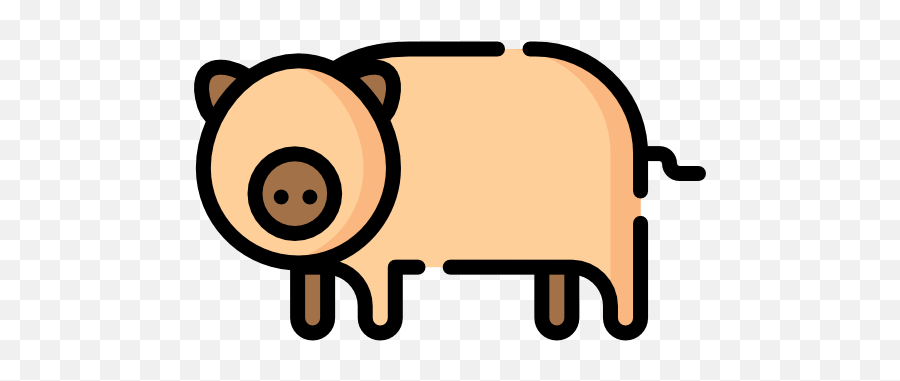 Pig - Free Animals Icons Emoji,Pig Emoji