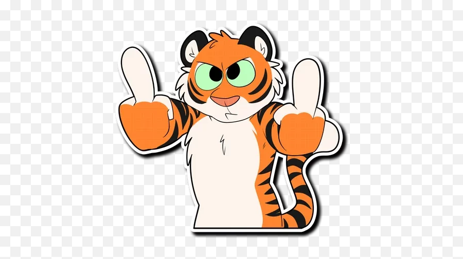 Telegram Sticker From Tiger Life Pack Emoji,Tony The Tiger Emoji