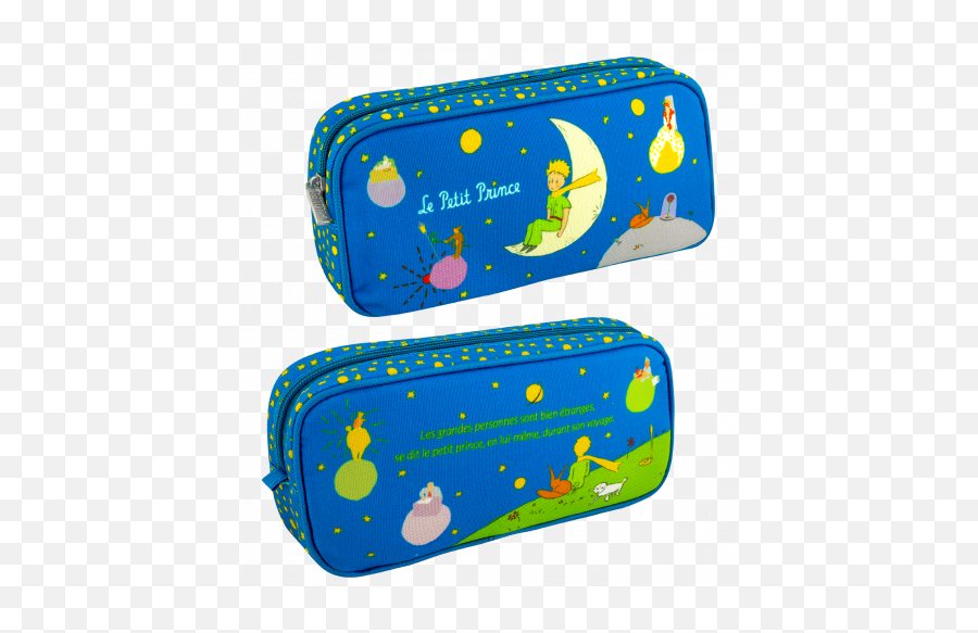 Rectangular Pencil Case - Planete Ecole Le Voyage Emoji,Notepad Emoji Pencil