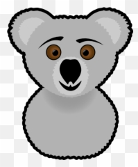 Cartoon Koala Face - Clipart Best Emoji,Koala Face Emoji