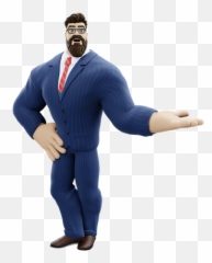 Businessman Presenting Something 3d Illustrations Designs Emoji,Arm Pump Emoji Caucasisn