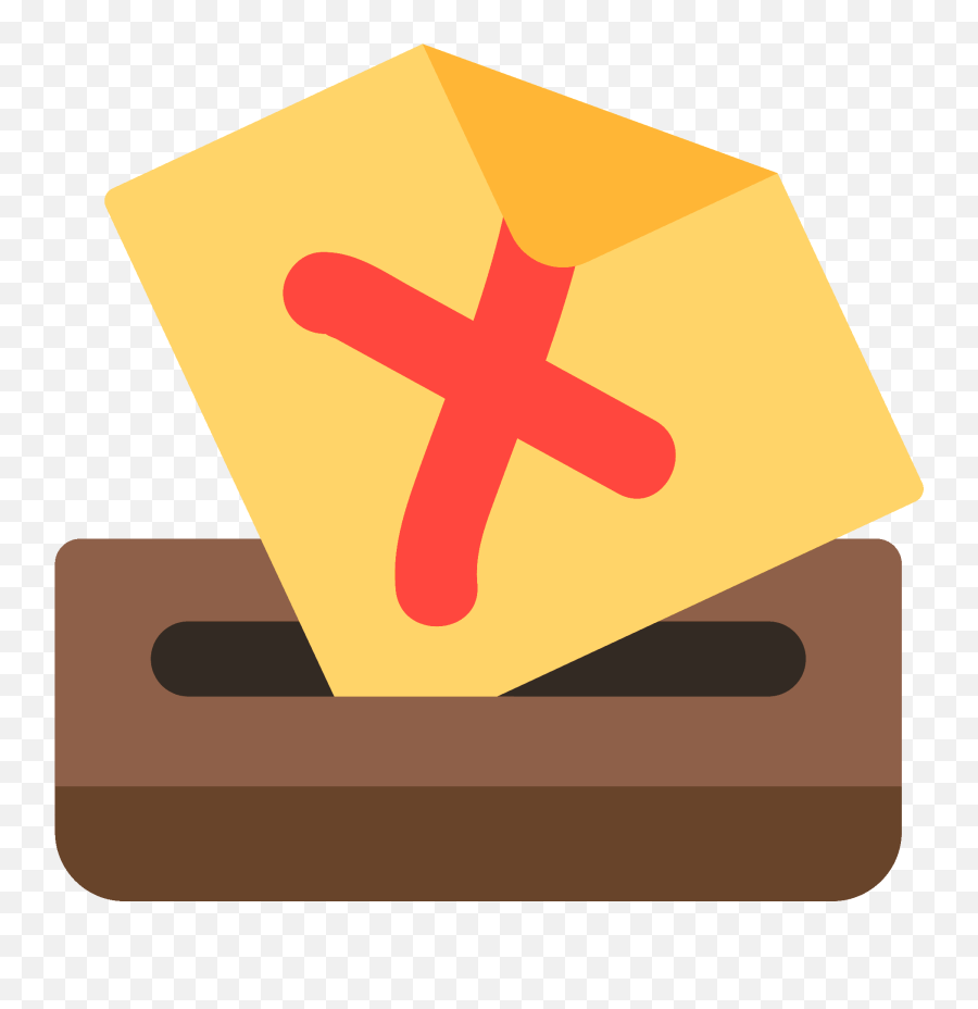 Ballot Box With Ballot Emoji - Emoji Voto Png,Voting Emoji