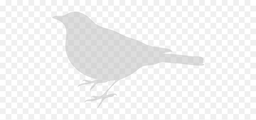 Gray Birds Bird Illustrations - Grey Bird Silhouette Emoji,Raven Bird Emoji