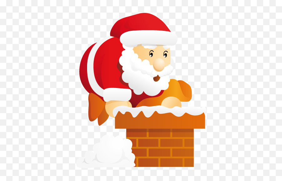 Santa Chimney Icon - Santa Chimney Png Emoji,Chimney Emoji