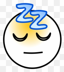 Snoring Sleeping Zz Smiley Svg Vector - Clip Art Emoji,How To Make An Emoticon For Msn