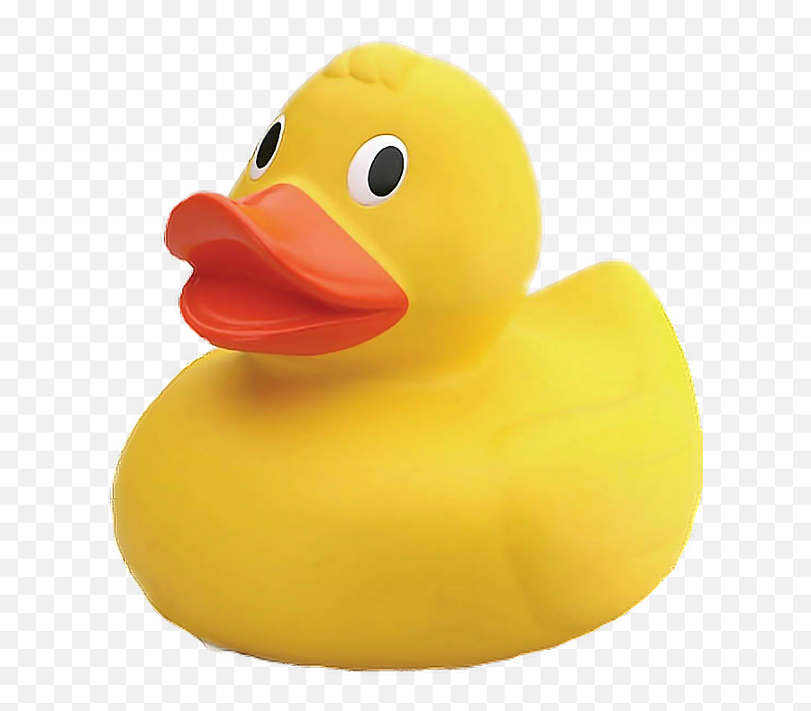 Duck Sticker - Rubber Duck White Background Emoji,Rubber Ducky Emoji