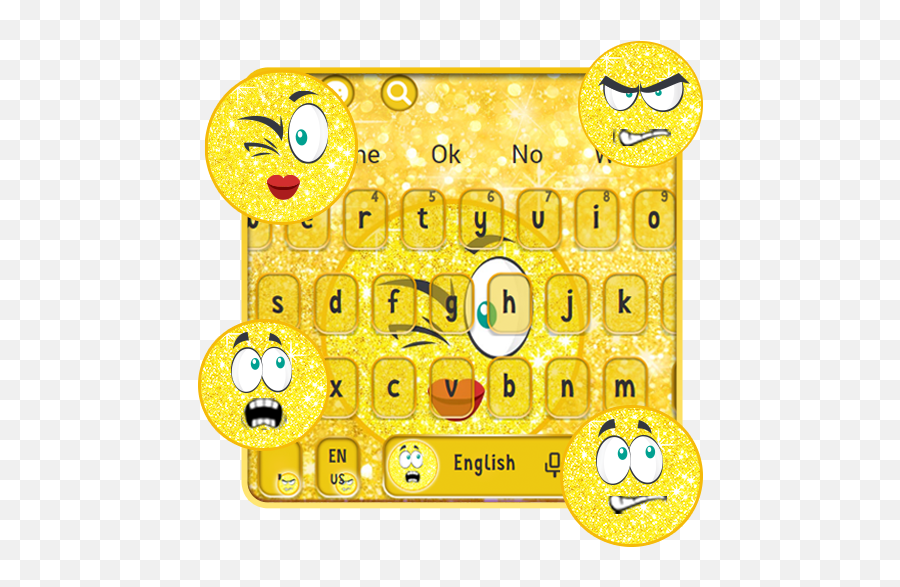 Glitter Emoji Keyboard Theme U2013 Google Play U2011sovellukset - Happy,Autumn Emojis