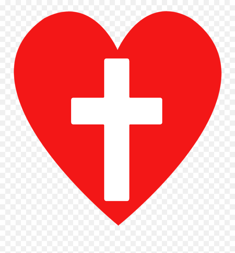 Bible Clipart Png Christian Heart Clip Art Transparent - Cross Love Png Emoji,Rectangle With Cross Emoji