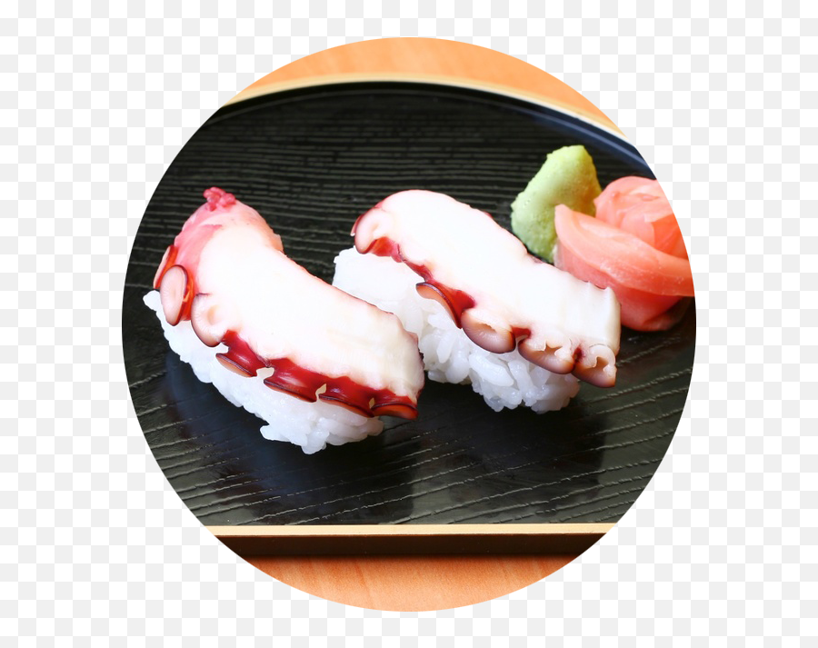 Download Nigiri Sushi - Tako Sushi Png Image With No Tako Sushi Emoji,Whatsapp Emoticons Sushi