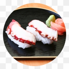 Download Nigiri Sushi - Tako Sushi Png Image With No Tako Sushi Emoji,Whatsapp Emoticons Sushi