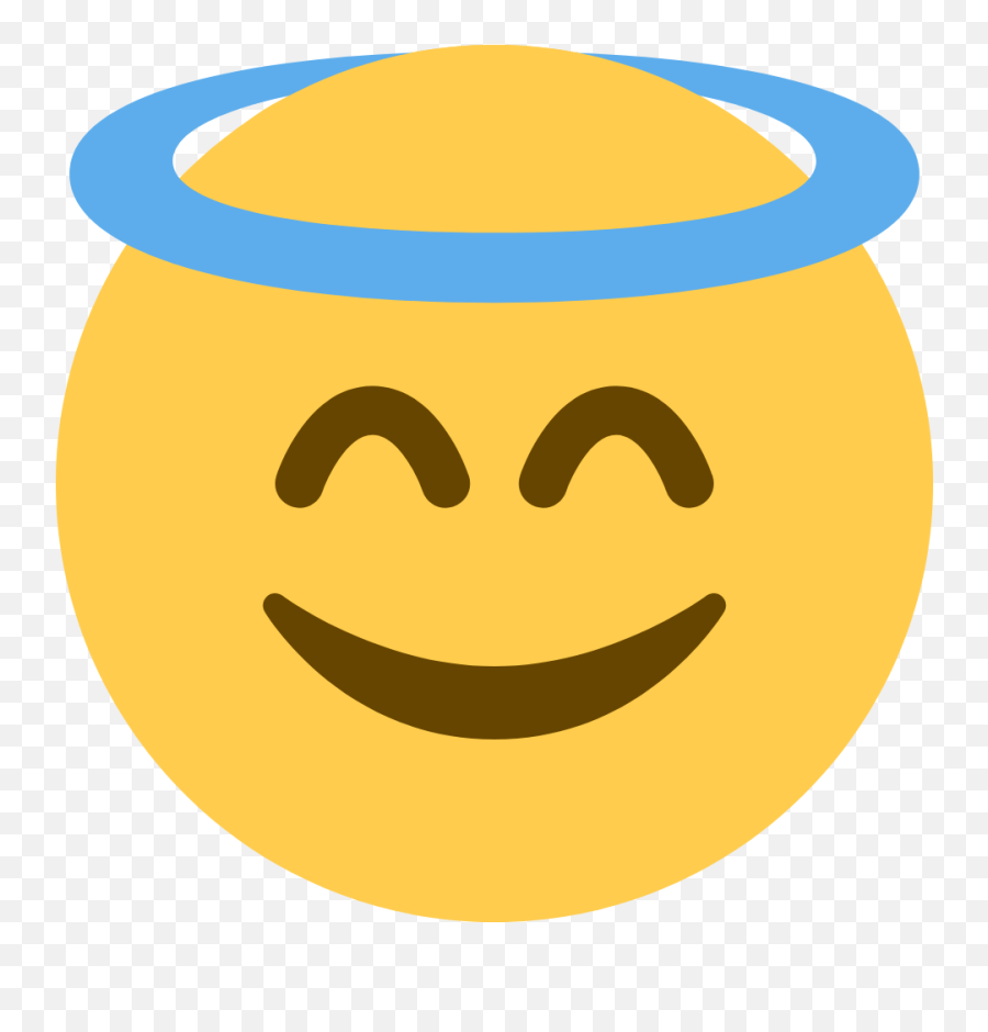 Smiling Face With Halo Emoji Meaning - Innocent Emoji Discord,Smiley Emoji