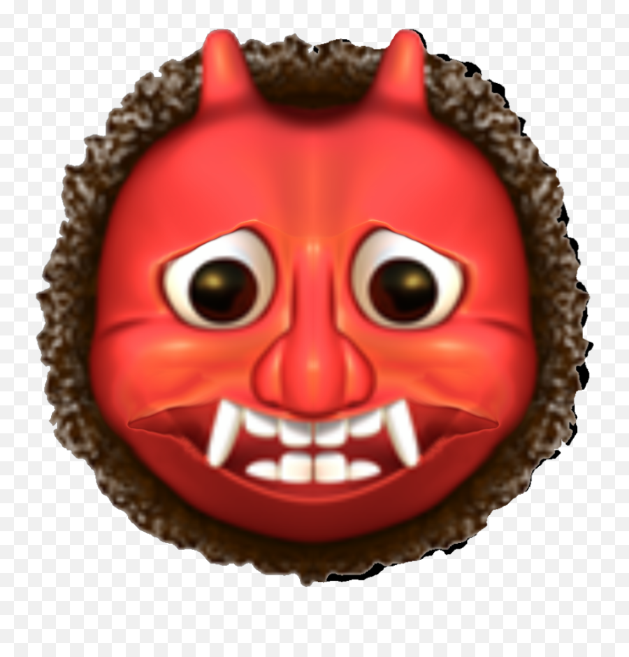Emoji Oni Devil Demon Iosemoji Vampire - Iphone Demon Emoji Png,Vampire Emoji