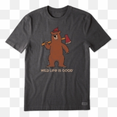 Sale Mens Lumberjack Bear Crusher Tee Emoji,Lumberjack Emojis