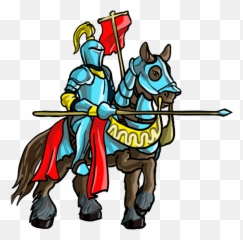 Cartoon Knight Drawing At Getdrawings - Transparent Knight On Horse Clipart Emoji,Cartoon Horse Faces Emotion