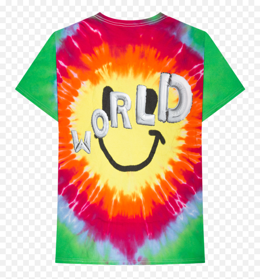 Smiley Face Tie Dye Tee Shirt Tshirt - T Shirt Travis Scott Astroworld Merch Emoji,Emoji With Tydie Or Nah Emojis