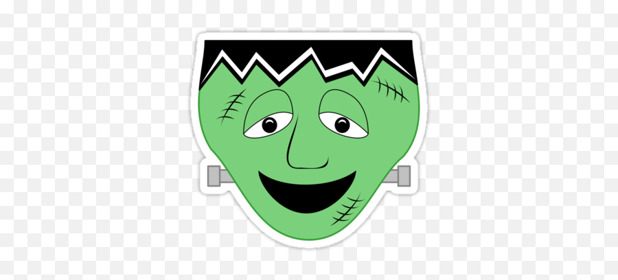 Frankenstein Clipart - Clip Art Library Happy Emoji,Face Smack Emoticon